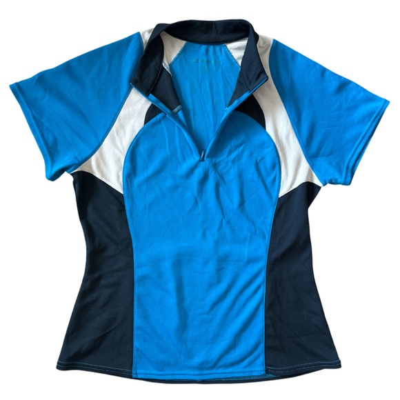 Cannondale Blue and White Cycling Jersey Women’s Size Large - Picture 2 of 8